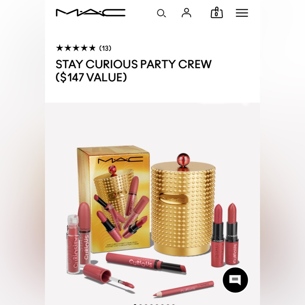 MAC Stay Curious Party Crew Vault | BNIB Not used or Swatched